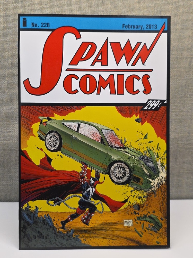 Spawn Issue #228-Todd McFarlane Action Comic #1 Homage Cover