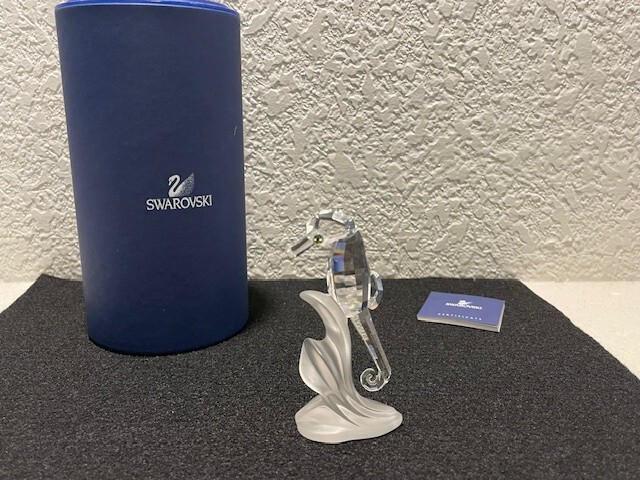 Swarovski Crystal Sea Horse Figurine 7614NR080000 168683
