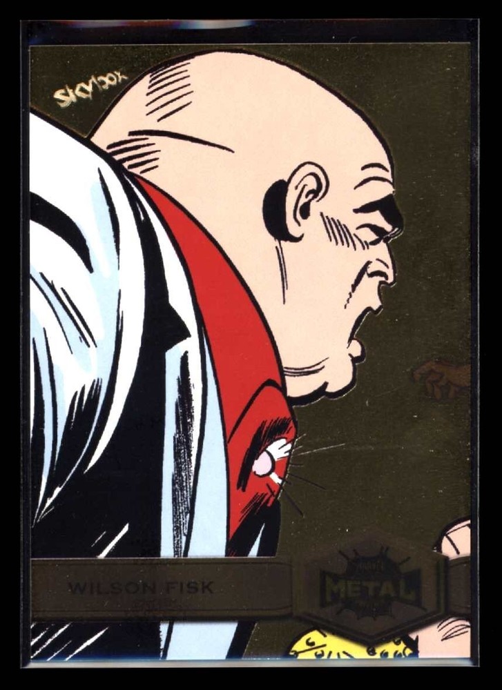 WILSON FISK 2022 Marvel Metal Universe Spider-Man High Series Gold FX #198