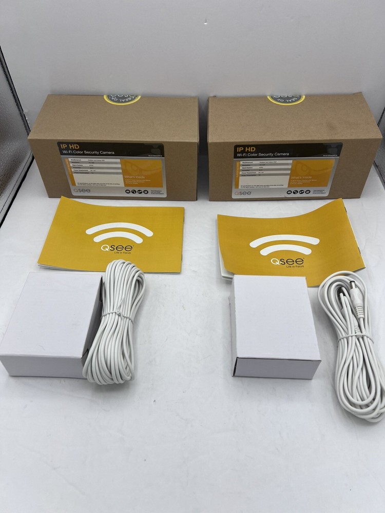 New 2 QSEE IP Wi-Fi HD Bullet Security Camera with Night Vision for Indoor Outdoor Use