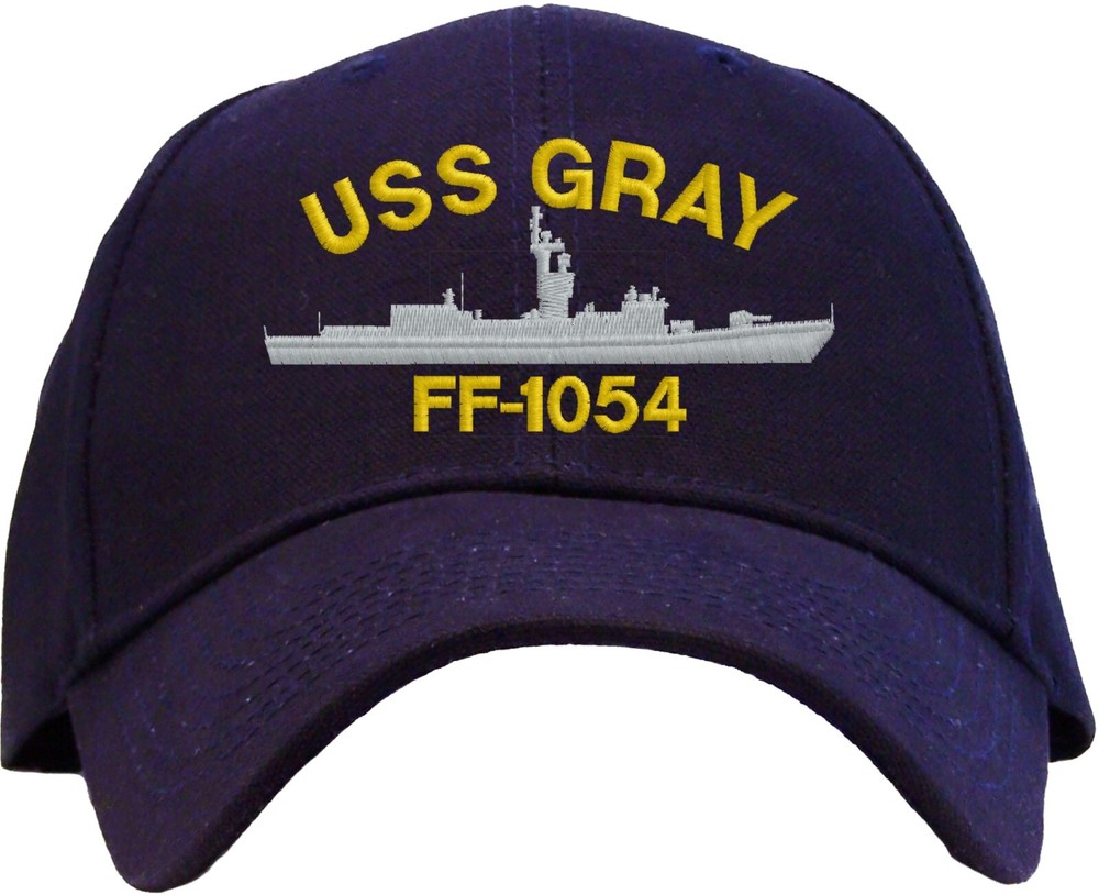 USS Gray FF-1054 Embroidered Baseball Cap - Available in 3 Colors
