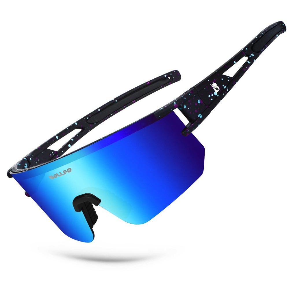 Cycling Sunglasses, UV 400 Eye Protection Polarized Eyewear for Men Women