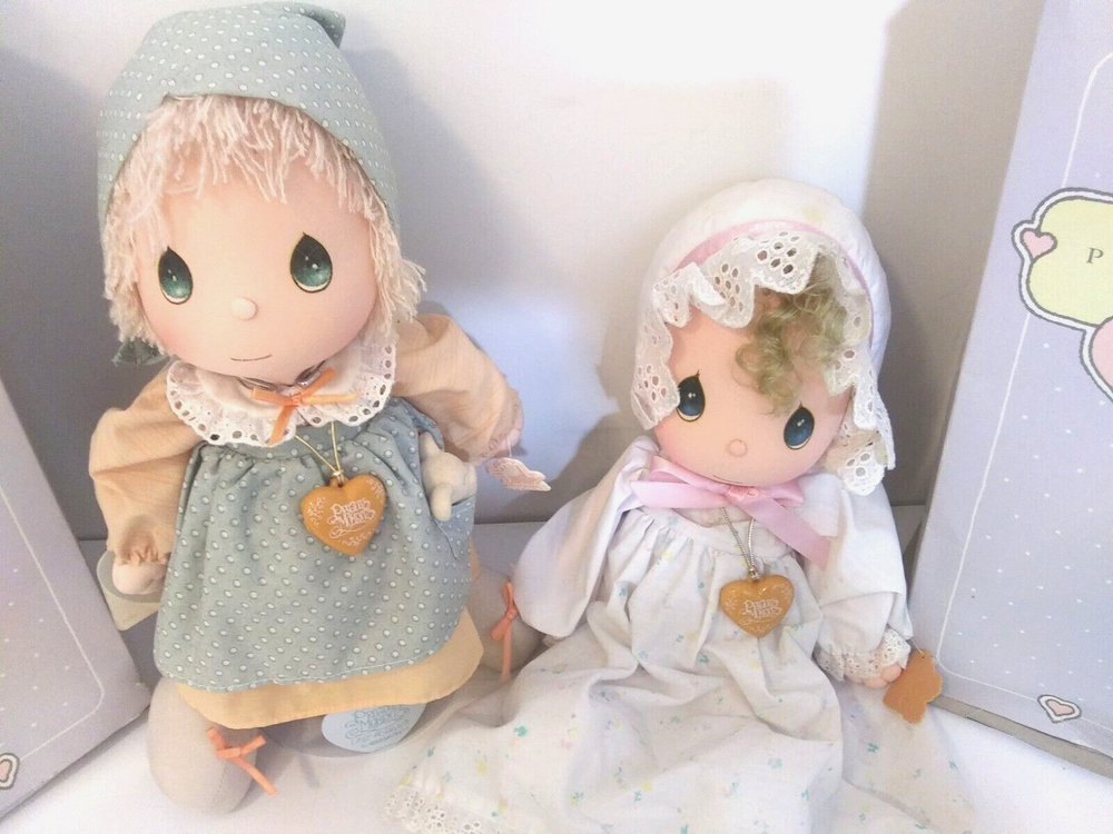 Precious Moments Male Doll Bonnie 4561 Has Tags Stand 13 Inches 1985 & FREE Gift