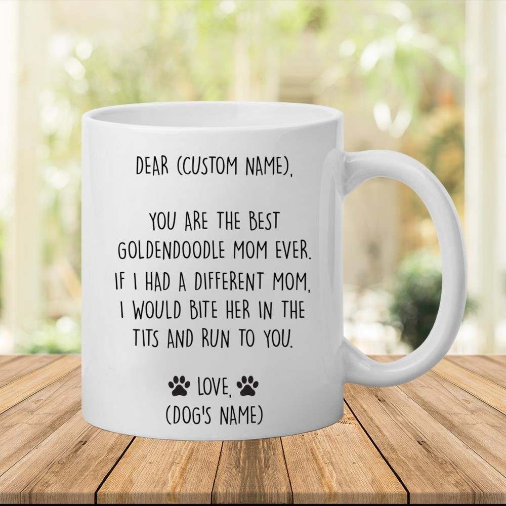 Funny Goldendoodle Mug Gift for Dog Moms Perfect for Goldendoodle Lovers