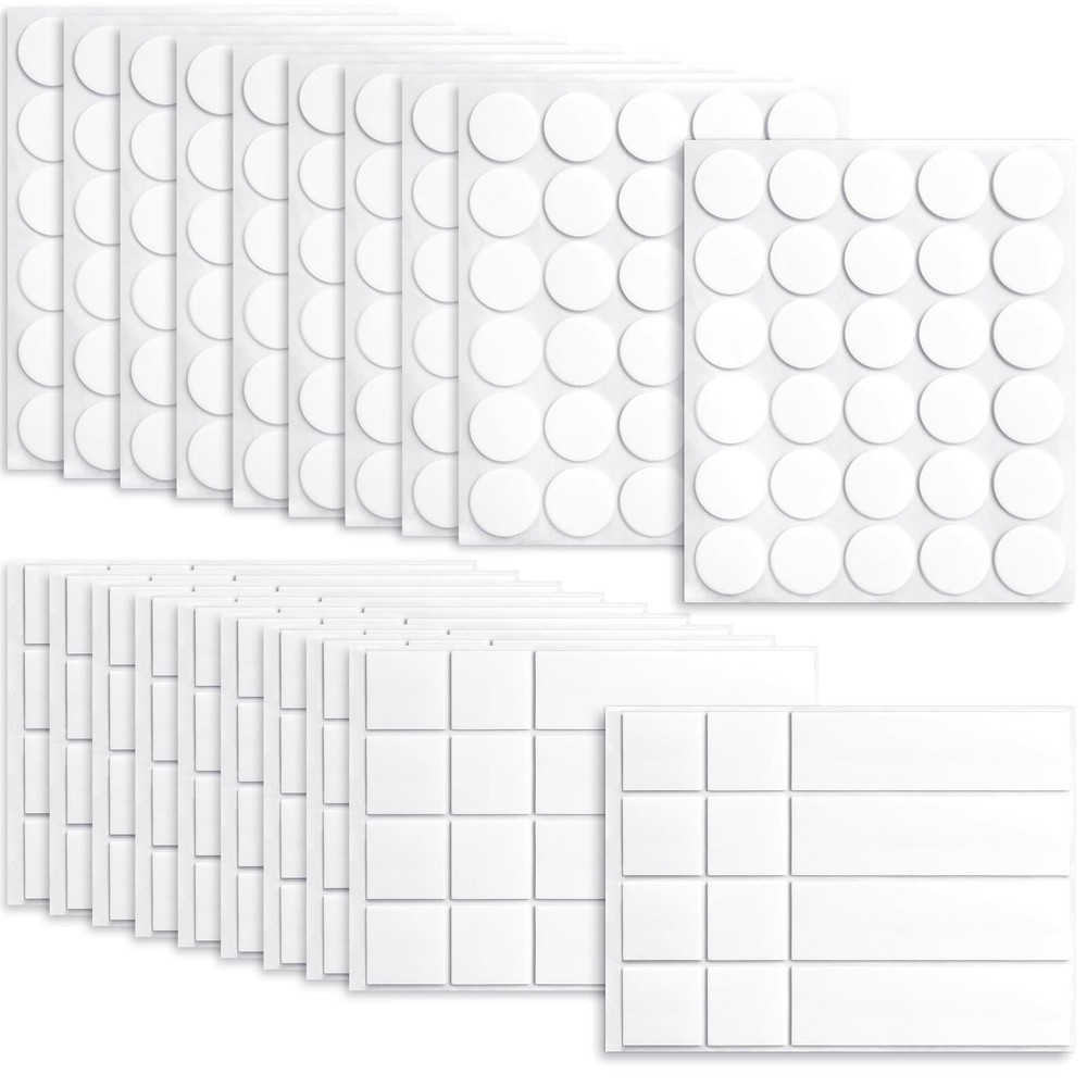 420Pcs Double Sided Tapes for Wall Hanging Decoration,Removable Strong Mounti...