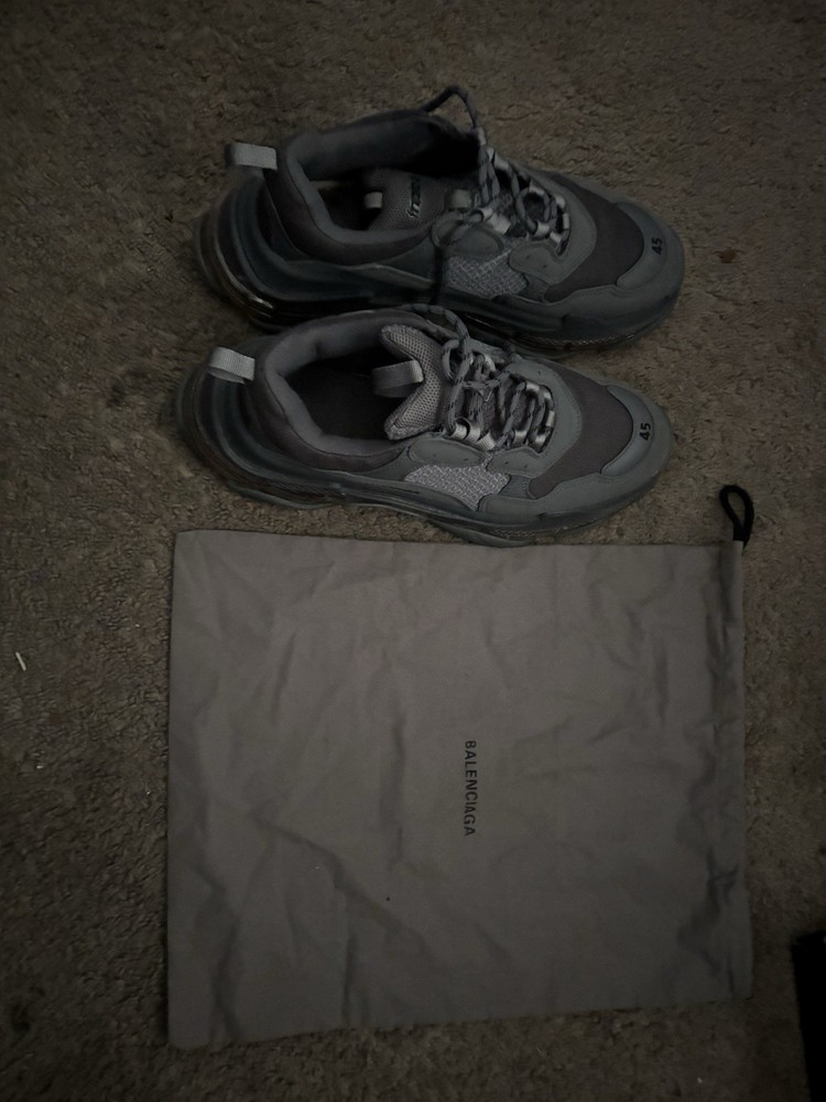 Grey Balenciaga sneakers size 12 lightly worn only twice