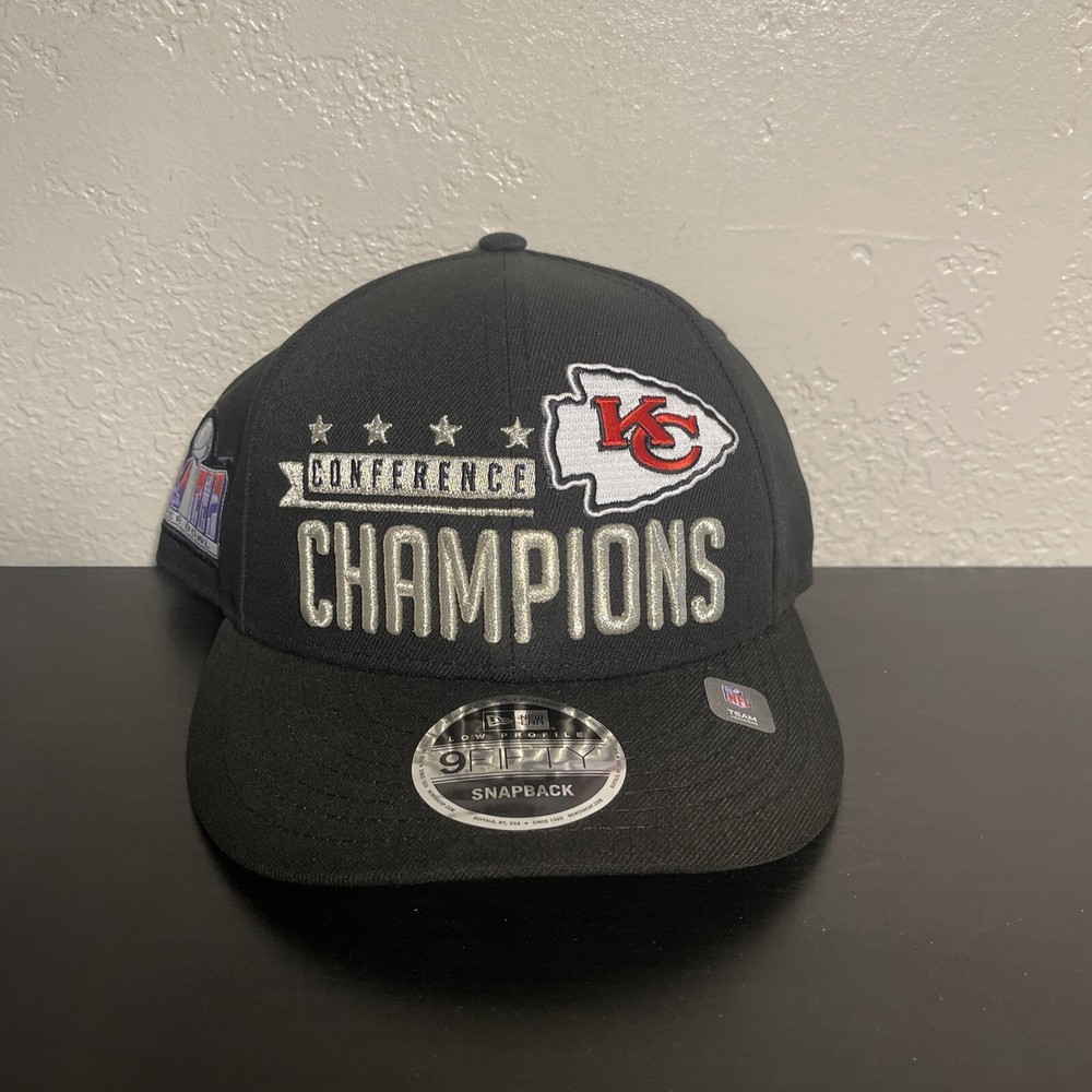 Chiefs New Era 2023 AFC Champions Locker Room LP 9FIFTY Snapback Hat Cap NEW 🆕✅
