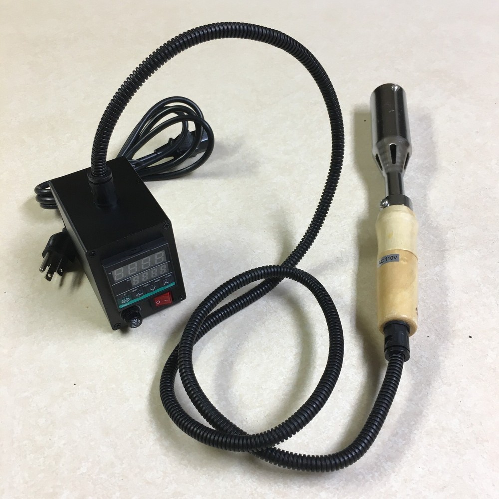 Handheld 0 - 400 Degree Wood & Leather Stamping Embossing Machine 1.4