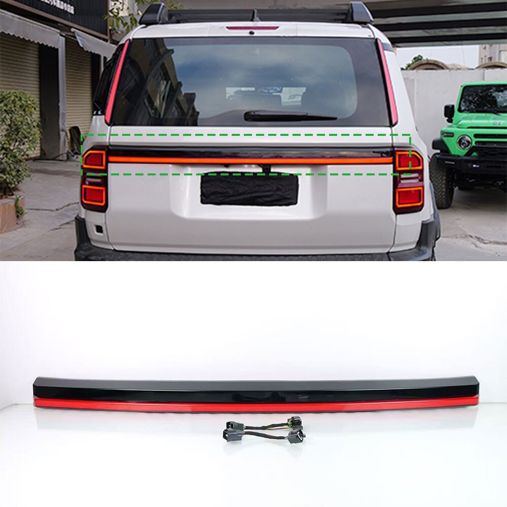 Car LED Rear Fog Lamp Brake Light Reflector Fit Land Cruiser Prado LC250 2024