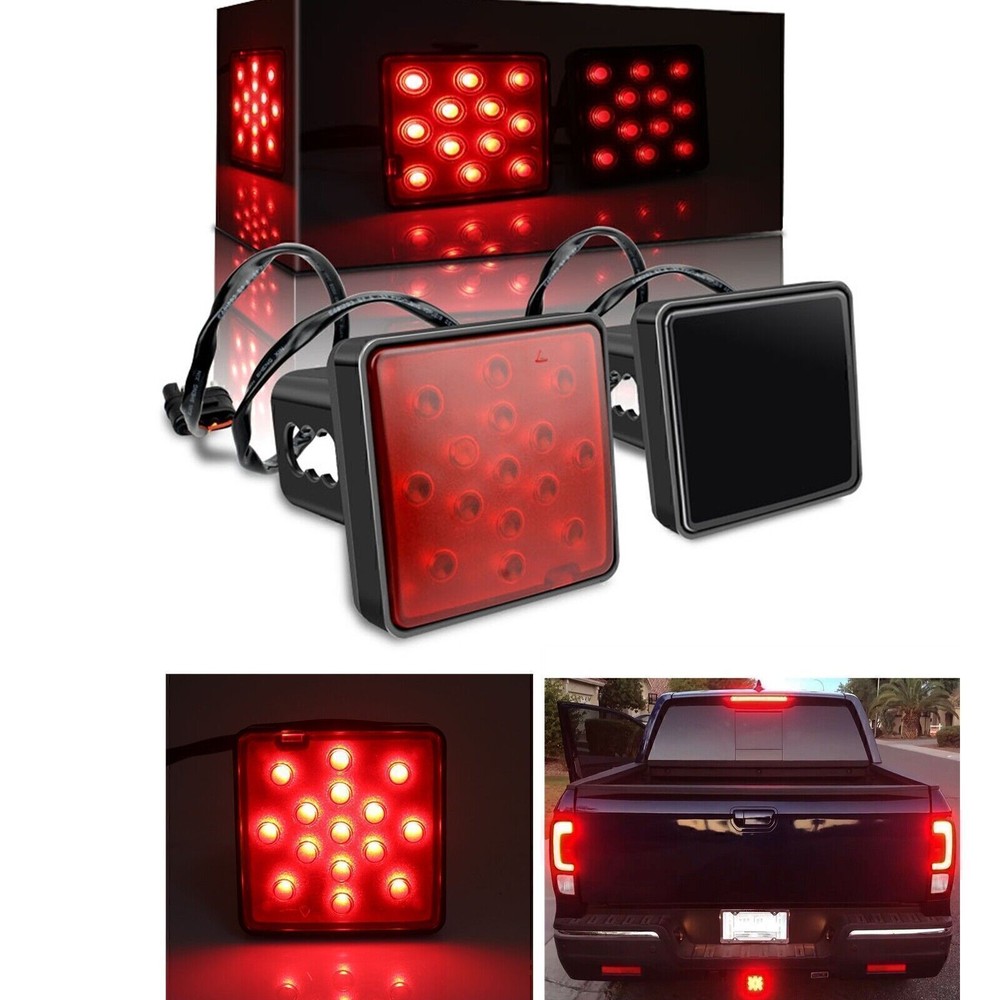 Pickup Truck Red Brake Warning Lamp with Trailer Hook Traction Bayonet  