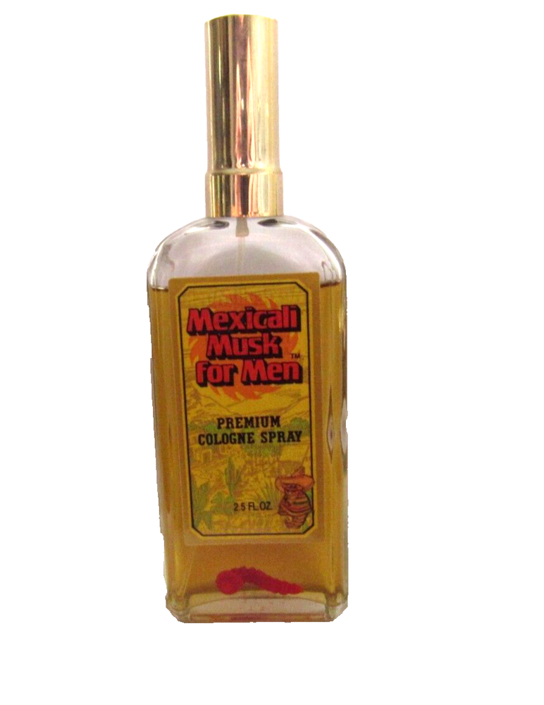 Vintage Mexicali Musk for Men by Coty. 2.5 fl oz Premium cologne 1988 Open 85%