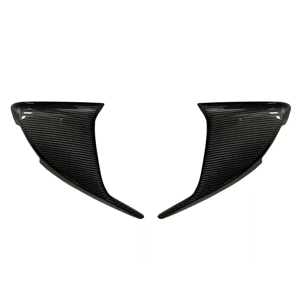 Carbon For Porsche 982 718 Cayman Rear Side Window Cover Louver Scoop Vent 2024