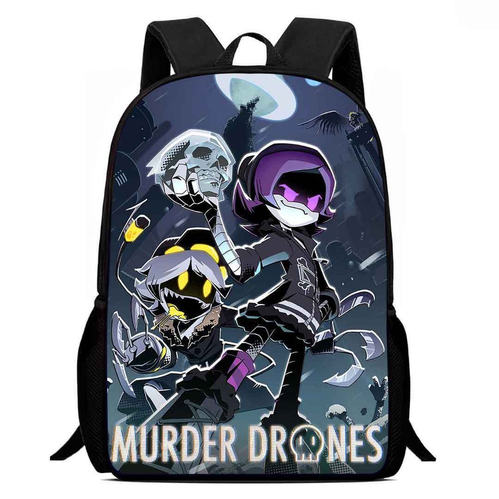 Kid Backpack Murder Cartoon Drones Boys Girls Kindergarten Elementary School Bag