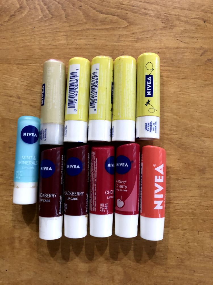 Nivea Lip Care 11-Piece Assorted Flavors Set