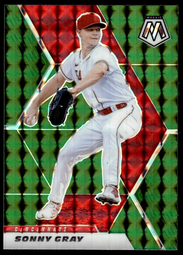 2021 Panini Mosaic Mosaic Green #99 Sonny Gray