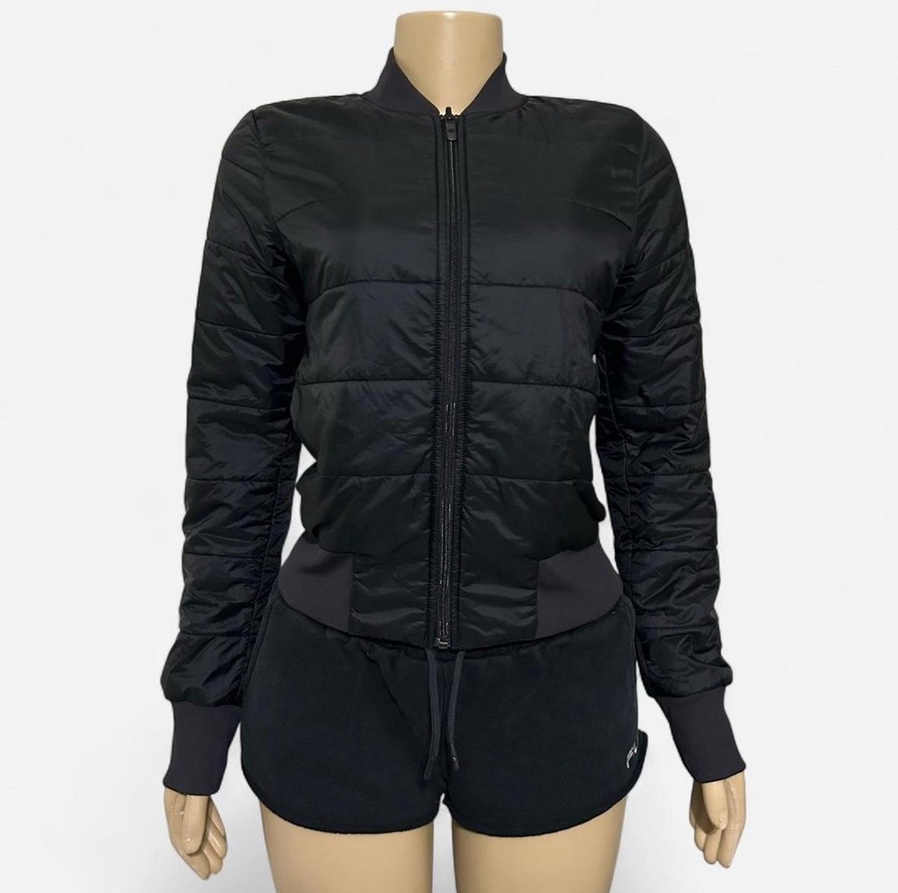 Lululemon Non Stop Bomber Puffer Jacket Womens Size 4 Full Zip Outerwear