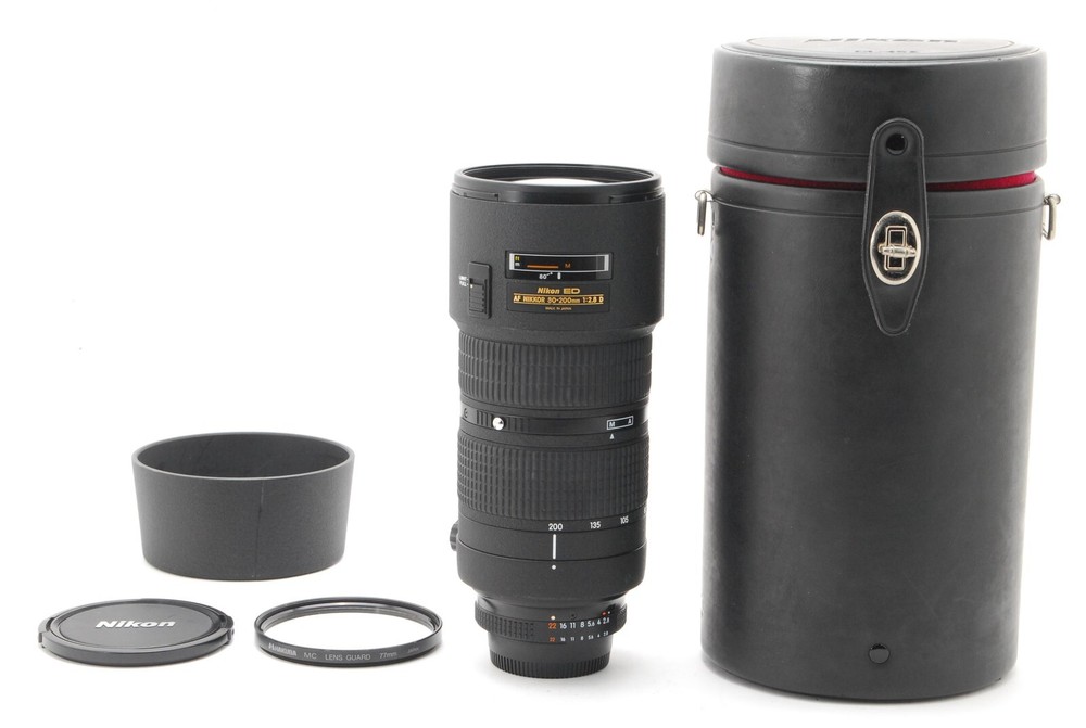 TESTED [NEAR MINT w/Case] Nikon AF Nikkor 80-200mm f/2.8D ED NEW Zoom Lens JAPAN