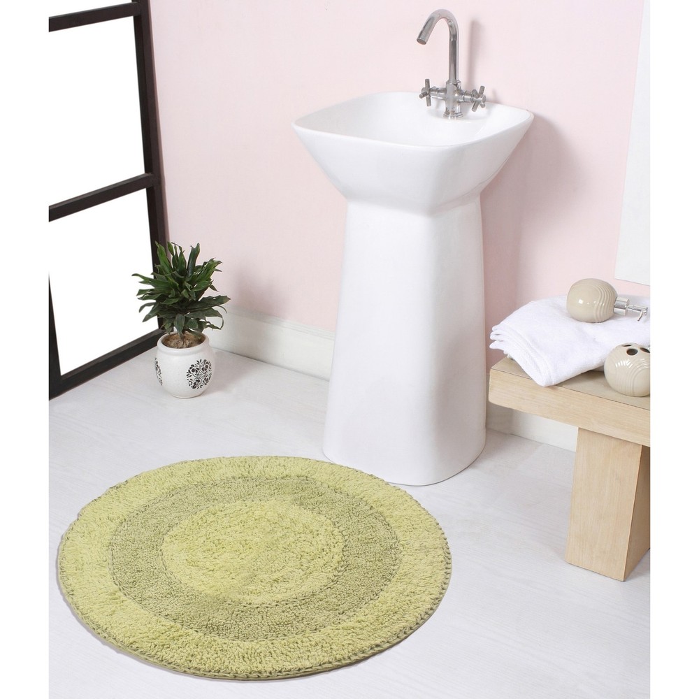 Soft Cotton Radiant Collection Bathroom Rug Absorbs Water Fast