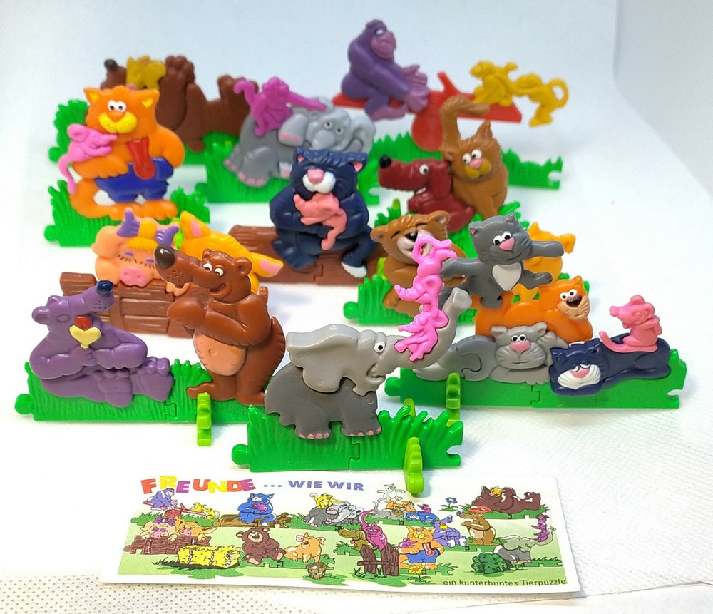 KINDER SURPRISE 3D PUZZLE ANIMALS FRIENDS 1994