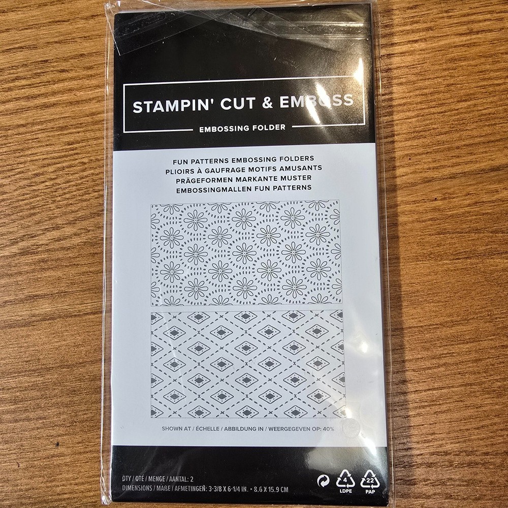 Stampin' Up! Fun Patterns Embossing Folders