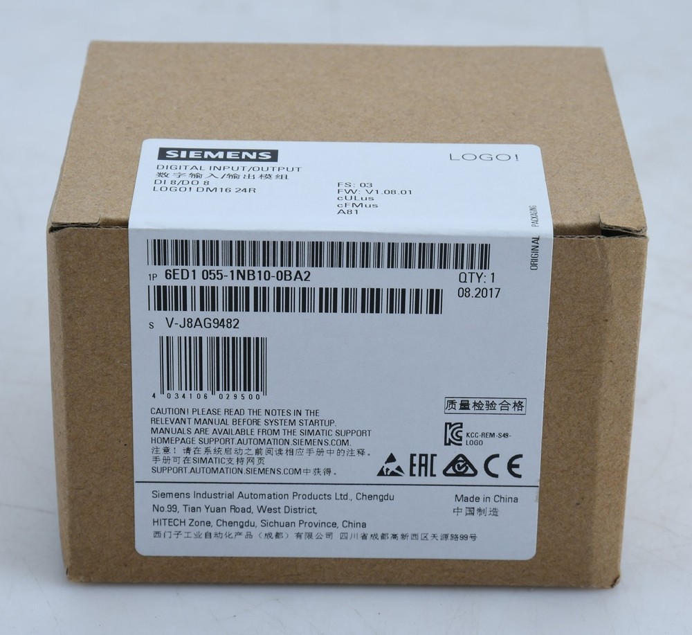SIEMENS New 6ED1 055-1NB10-0BA2 6ED1055-1NB10-0BA2 free shipping
