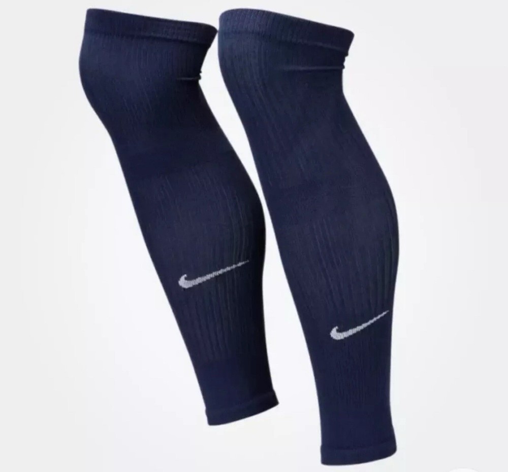 Nike Squad Unisex Soccer Leg Sleeve Shinguard Socks Dri Fit SK0033-410 S/M New