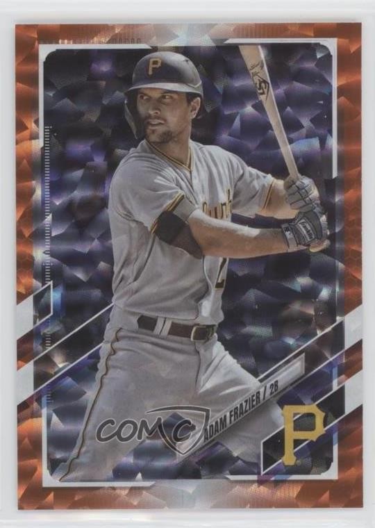 2021 Topps Update Orange Foil Adam Frazier #US86 299/299 Limited Edition