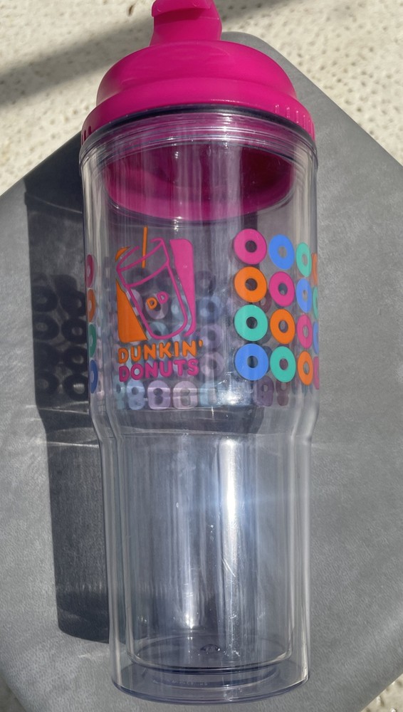 2014 Dunkin’ Donuts Acrylic Travel Tumbler in Excellent Condition