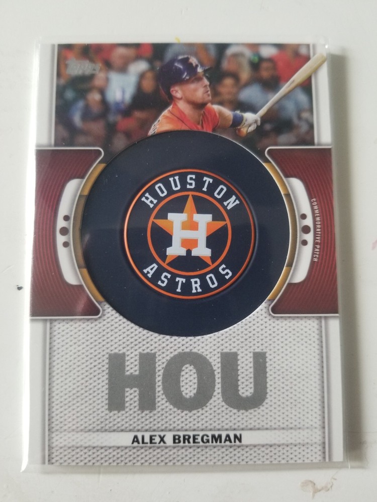 2023 Topps Series One #TLP-AB Alex Bregman Team Logo Patch Relic Astros