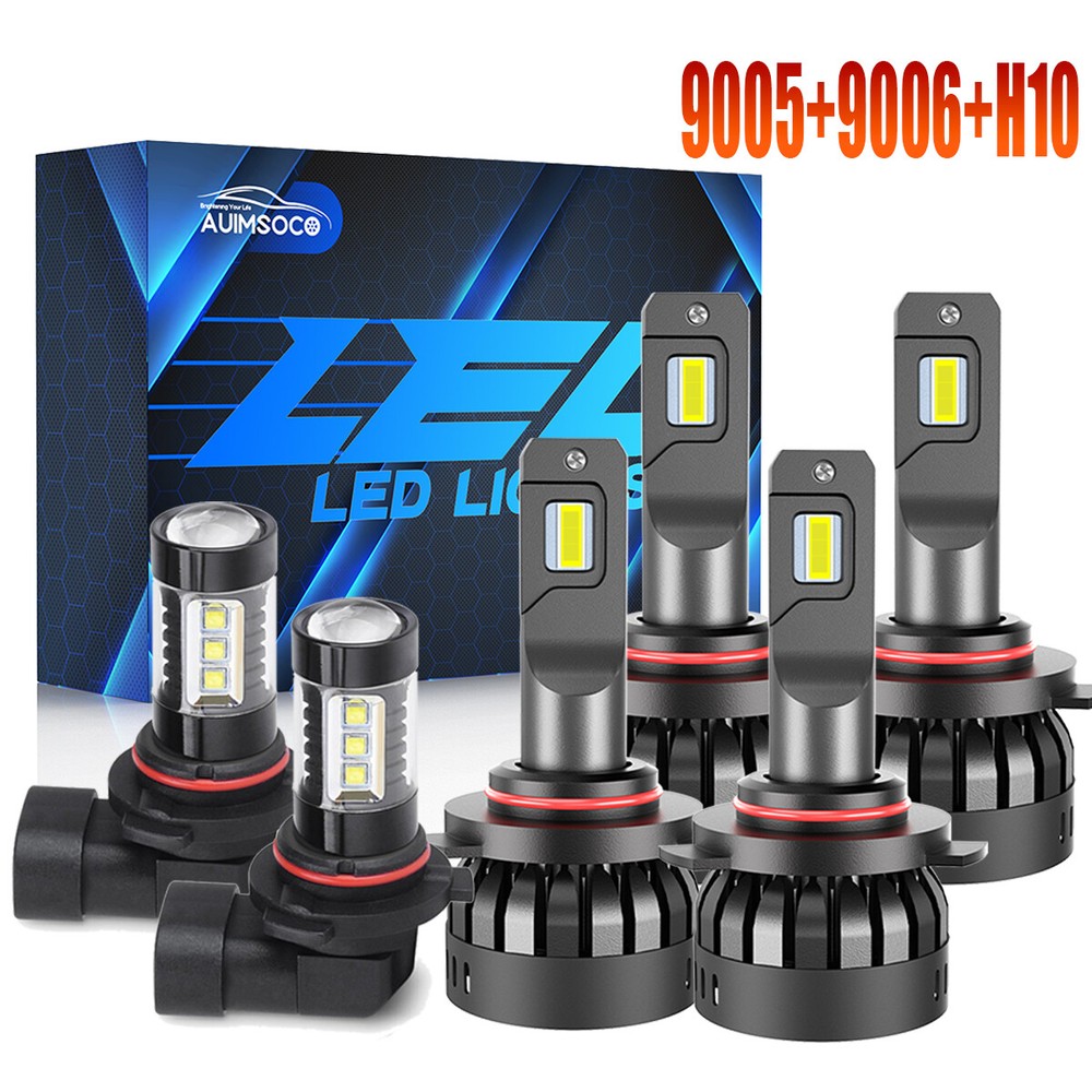 For Dodge Avenger 2008-2009 Combo LED Headlights Bulb+Fog Lights Conversion Kit