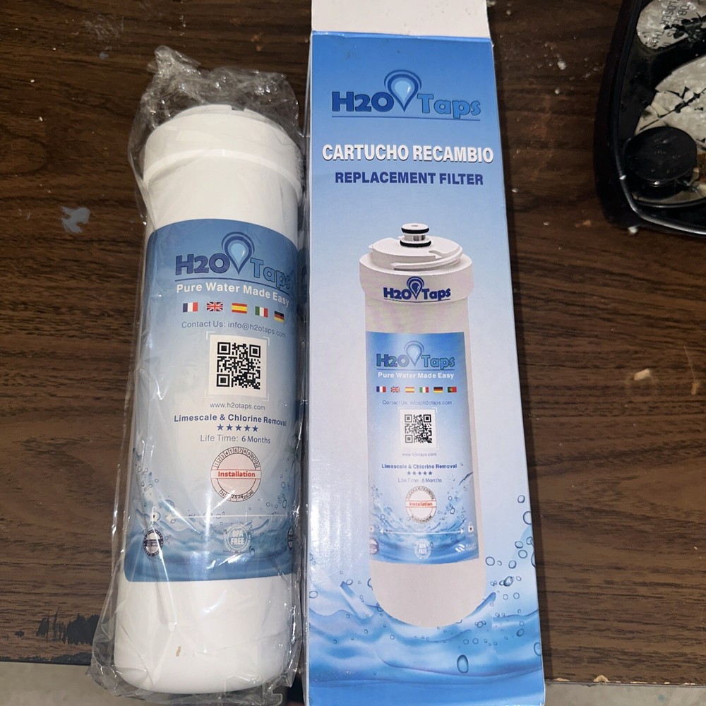 H2O Taps Under Sink Water Filter Water Filtration System Cartridge New Sealed
