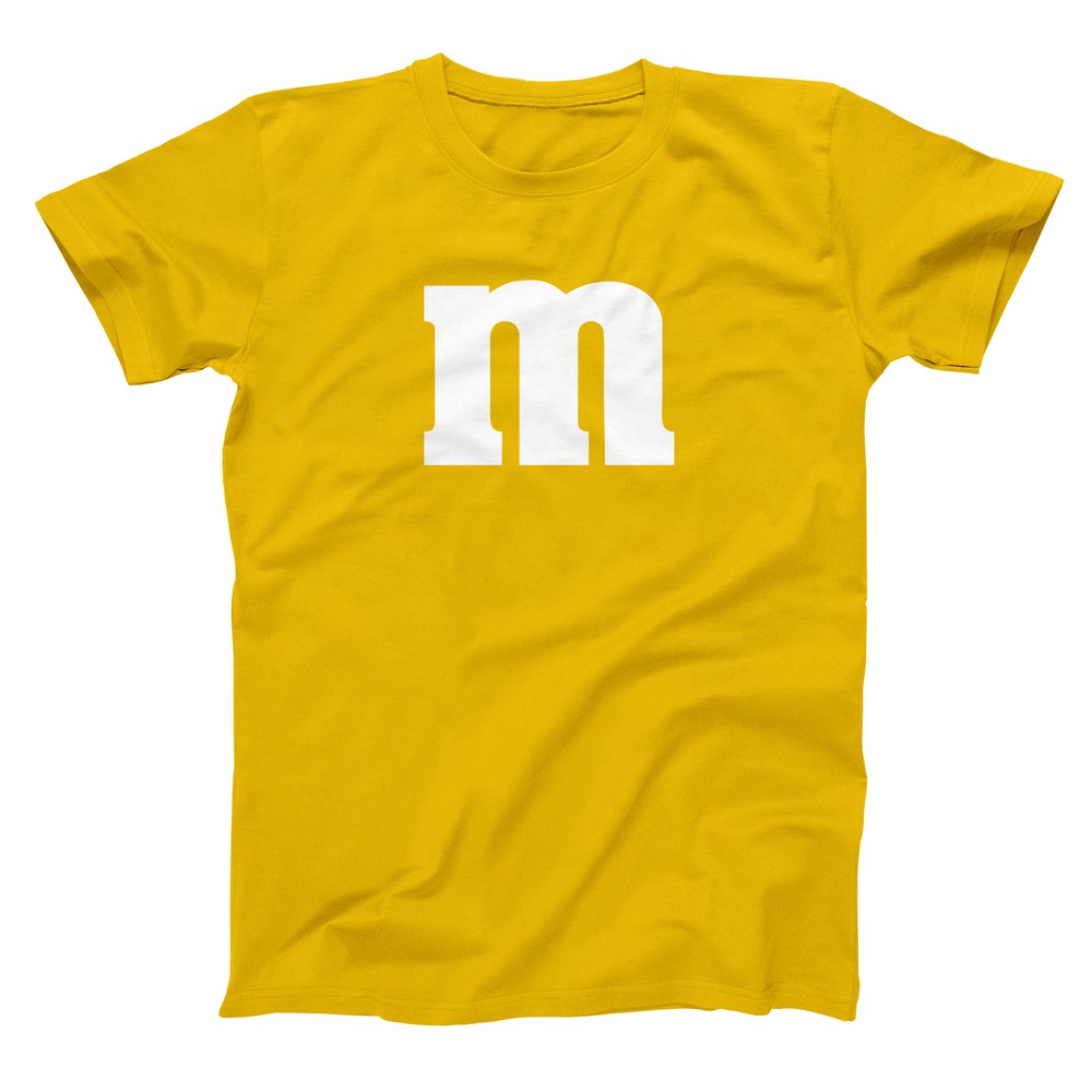 M & Candy Costume Set Funny  Humor  Halloween  Group Gold Basic Men's T-Shirt