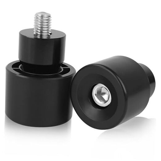 Motorcycle Frame Sliders Anti Crash Protector No Cut Falling Protection Black