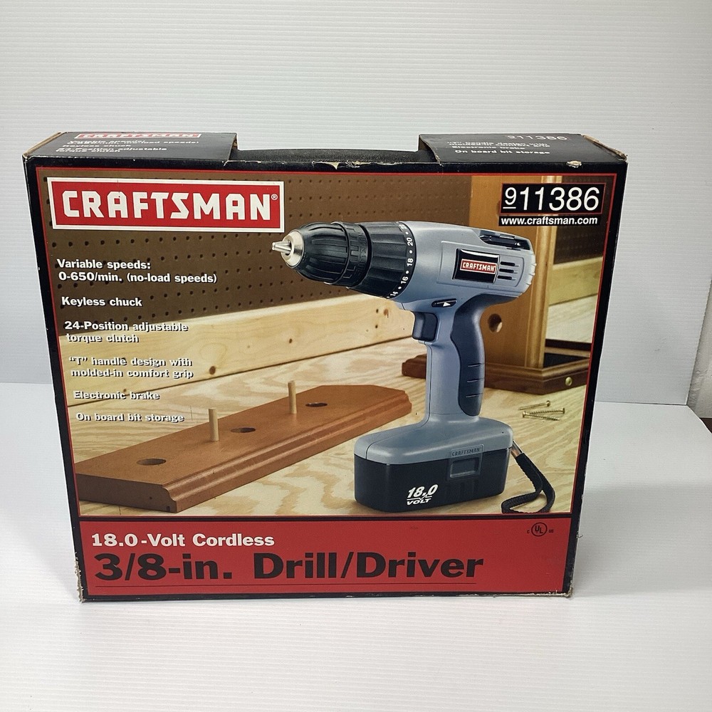 Craftsman 18.0-Volt Cordless 3/8-in. Drill Driver