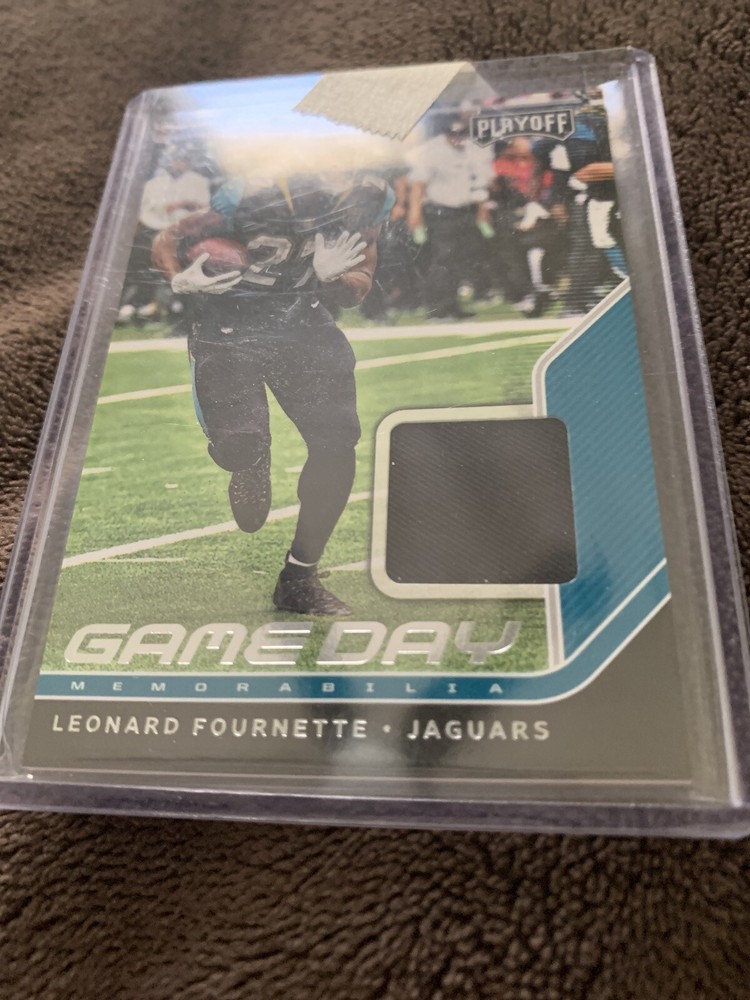 2018 Playoff Game Day Memorabilia Prime #10 Leonard Fournette Jersey Jags LSU-image