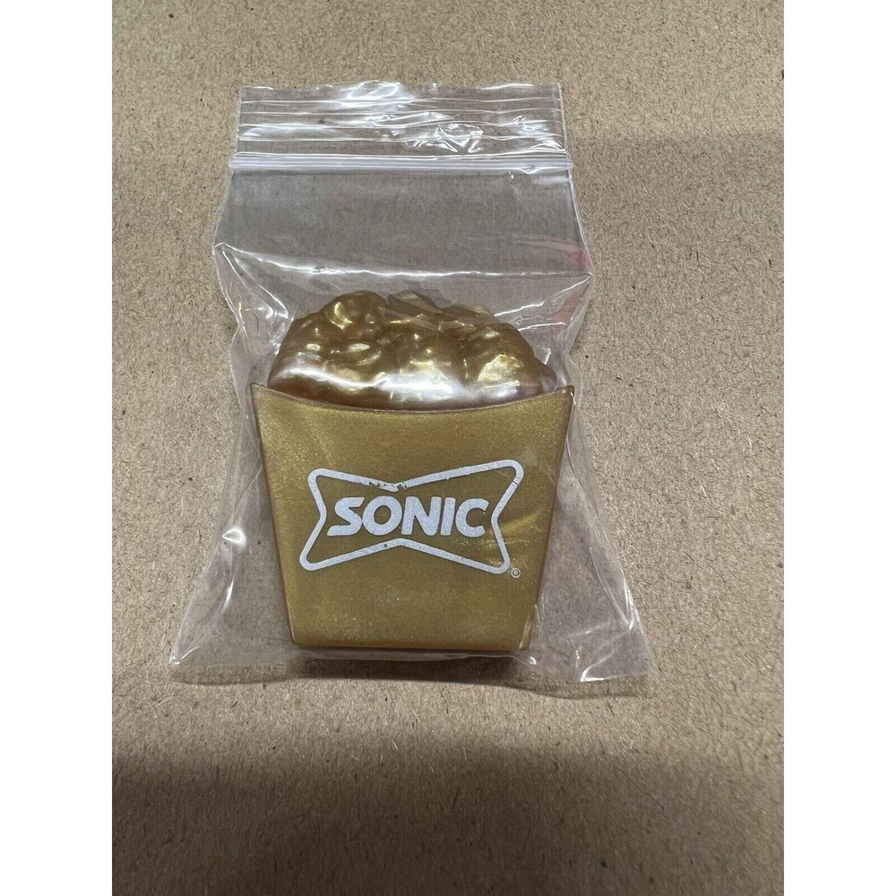 Golden Gold Sonic Wacky Pack Tater Tots Package 5 Surprise & Mini Brands GUC