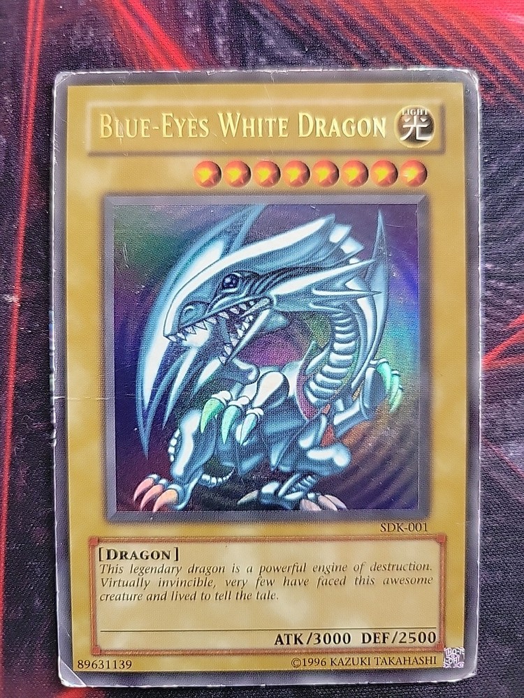 Blue-Eyes White Dragon SDK-001 Kaiba Starter Deck Unlimited Edition