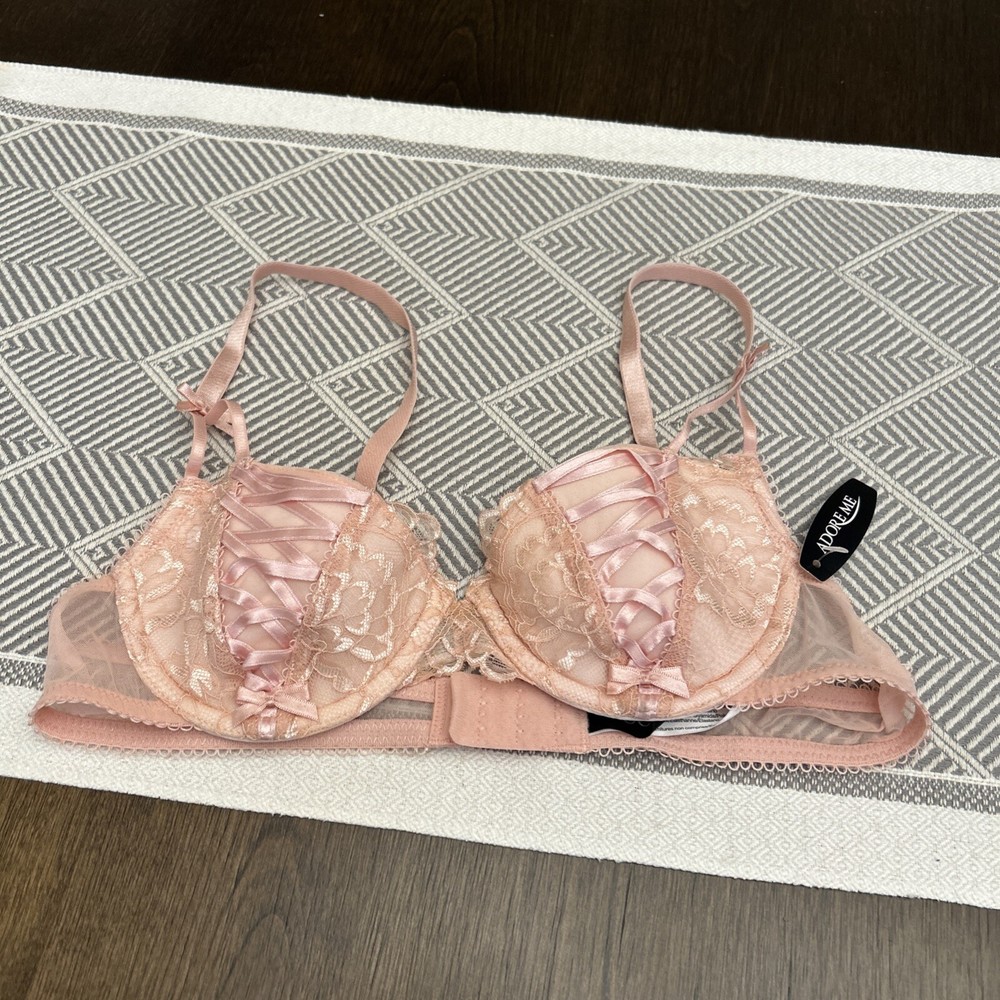 Adore Me Underwire Full Bra size 34A Pink