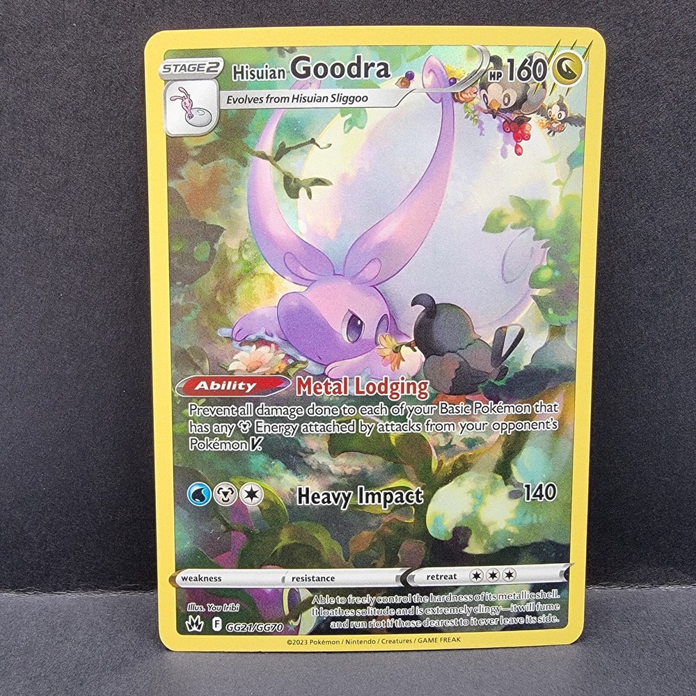 Hisuian Goodra GG21/GG70 Crown Zenith Galarian Gallery Ultra Rare Pokemon