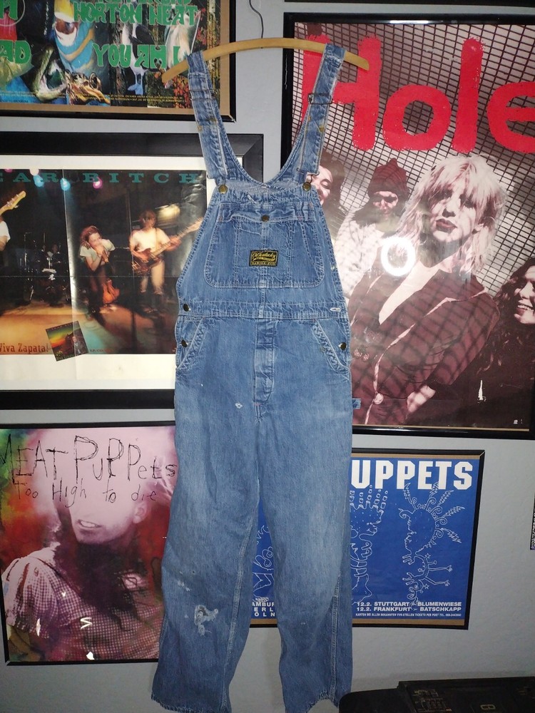 Vintage Old Kentucky Sanforized Denim Work Overalls SZ 32