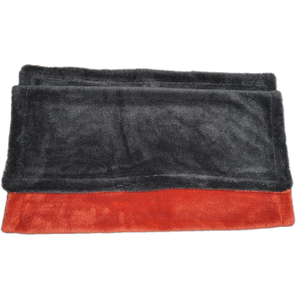 Double Twist Pile Microfiber Car Drying Towel 1200 GSM Super Absorbent