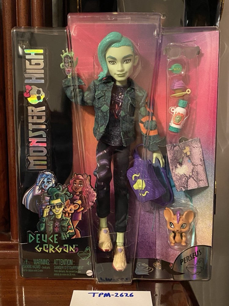 Monster High DEUCE GORGON G3 Mattel Doll 2022 Amazon Exclusive NRFB