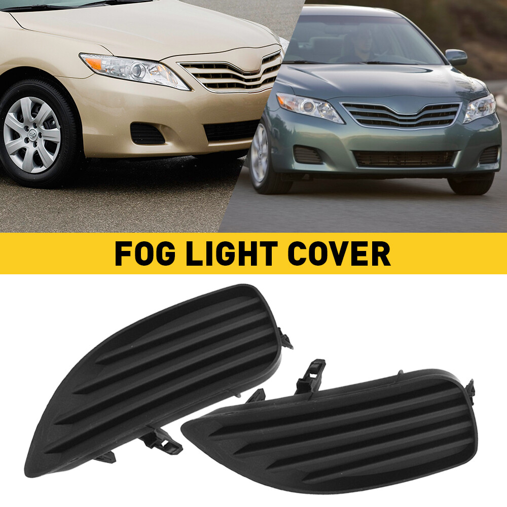 Front Bumper Fog Light Grille Cover Bezel For 10-11 Toyota Camry Base LE SE XLE