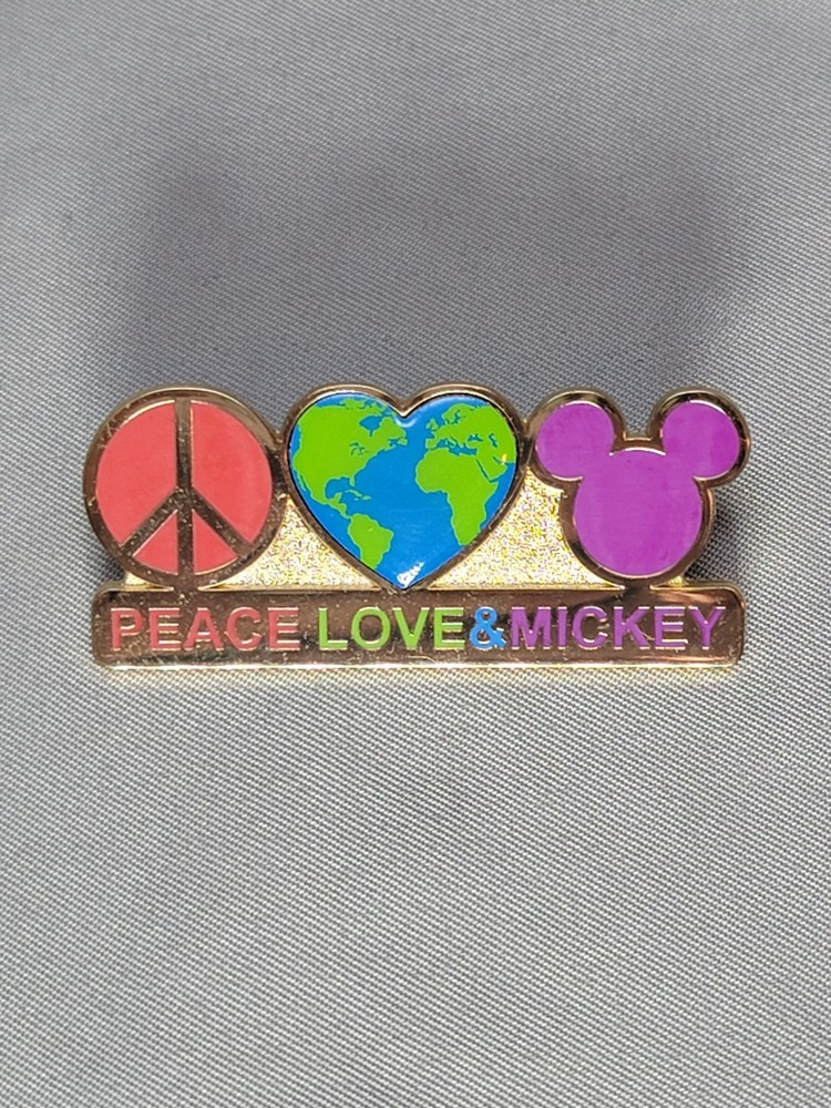 Disney Pin Peace Love Mickey 2021 WDW Shop Disney Exclusive