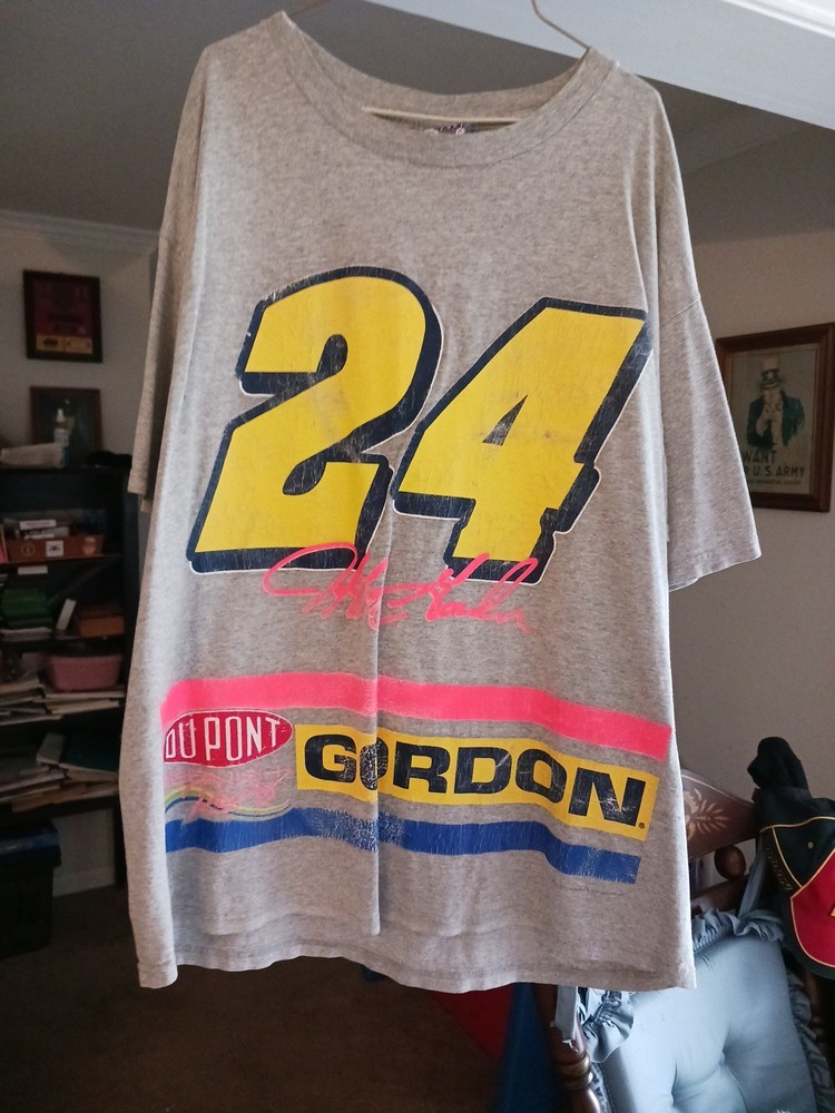Jeff Gordon Gray XL Short Sleeve Shirt