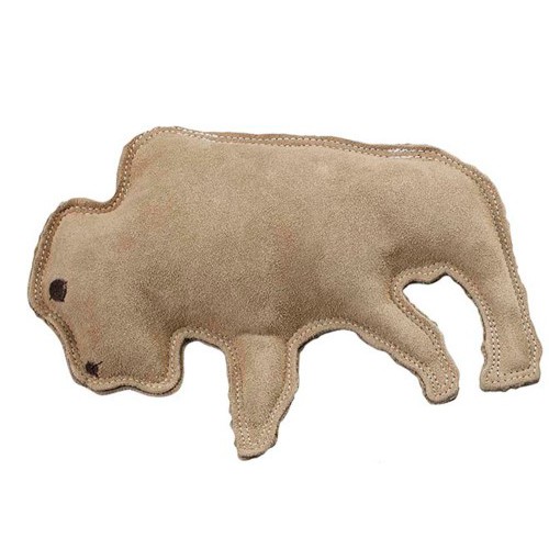 Dura-Fused Leather Large Dog Toy Buffalo Tan 1 Each