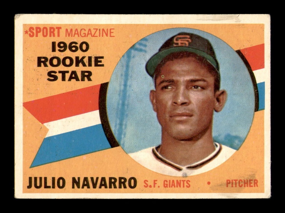 1960 Topps #140 Julio Navarro VG-EX Baseball Card OBGcards