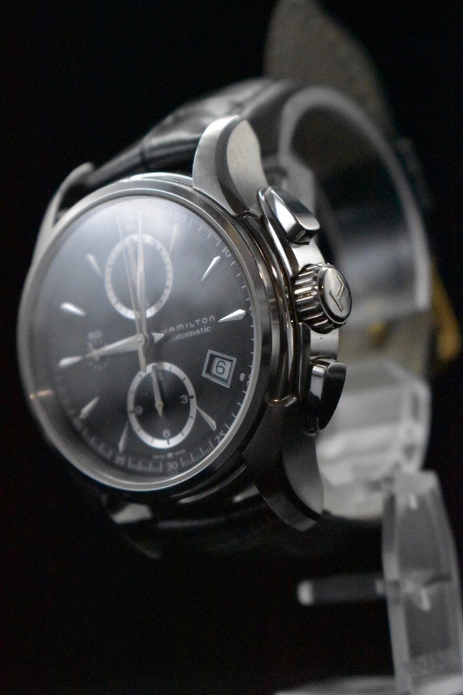 Hamilton Jazzmaster Automatic Chronograph Men's Watch H326160 Near Mint W208