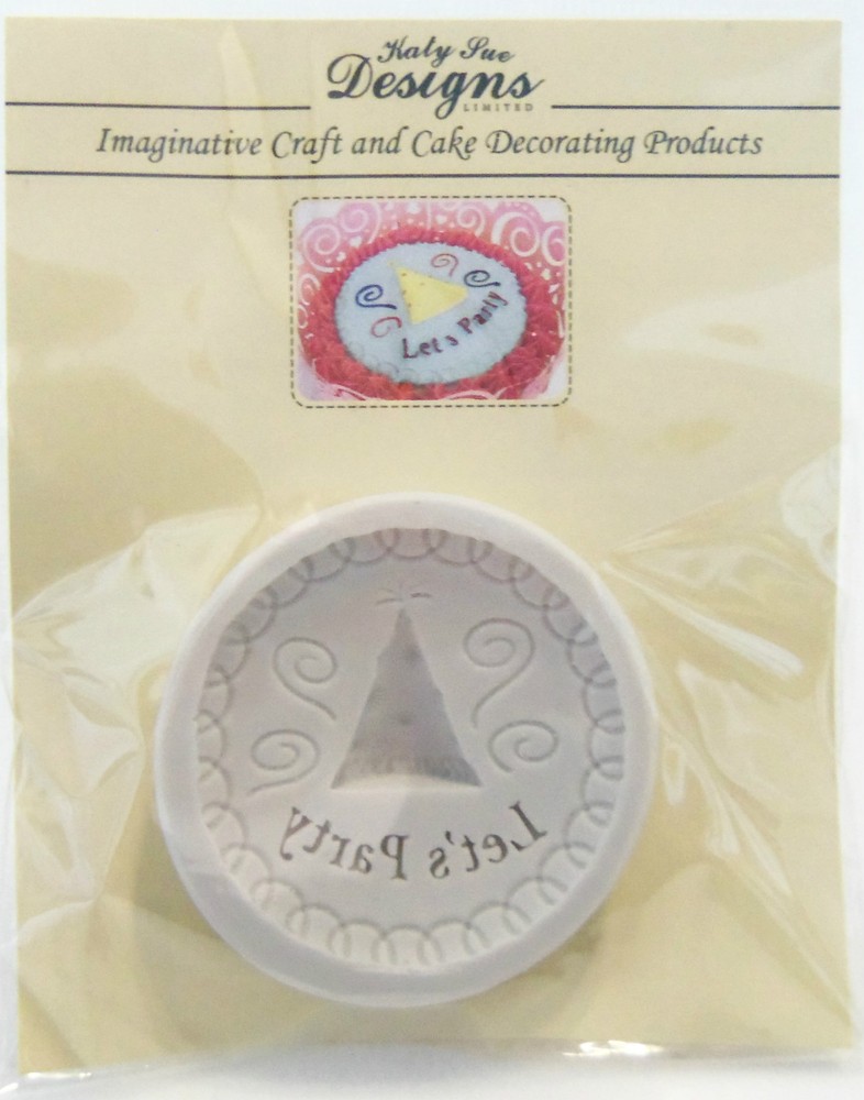 Katy Sue Designs Party Hat Cupcake Silicone Mold for Baking Decorations