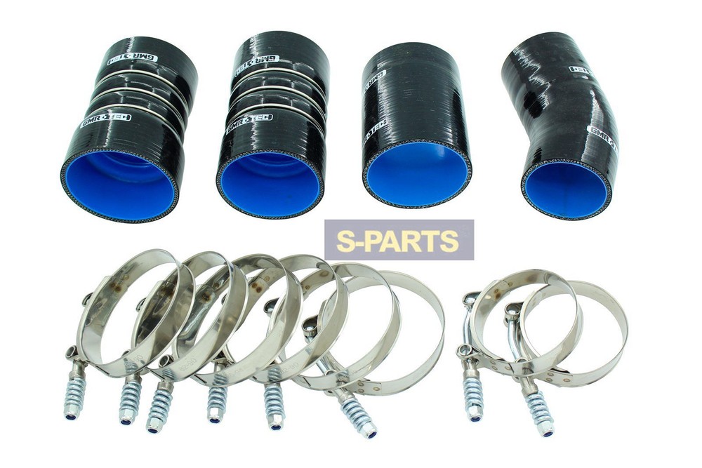 Intercooler Silicone Boot Kit CAC Boots Fit 03-07 Powerstroke Turbo Diesel 6.0L